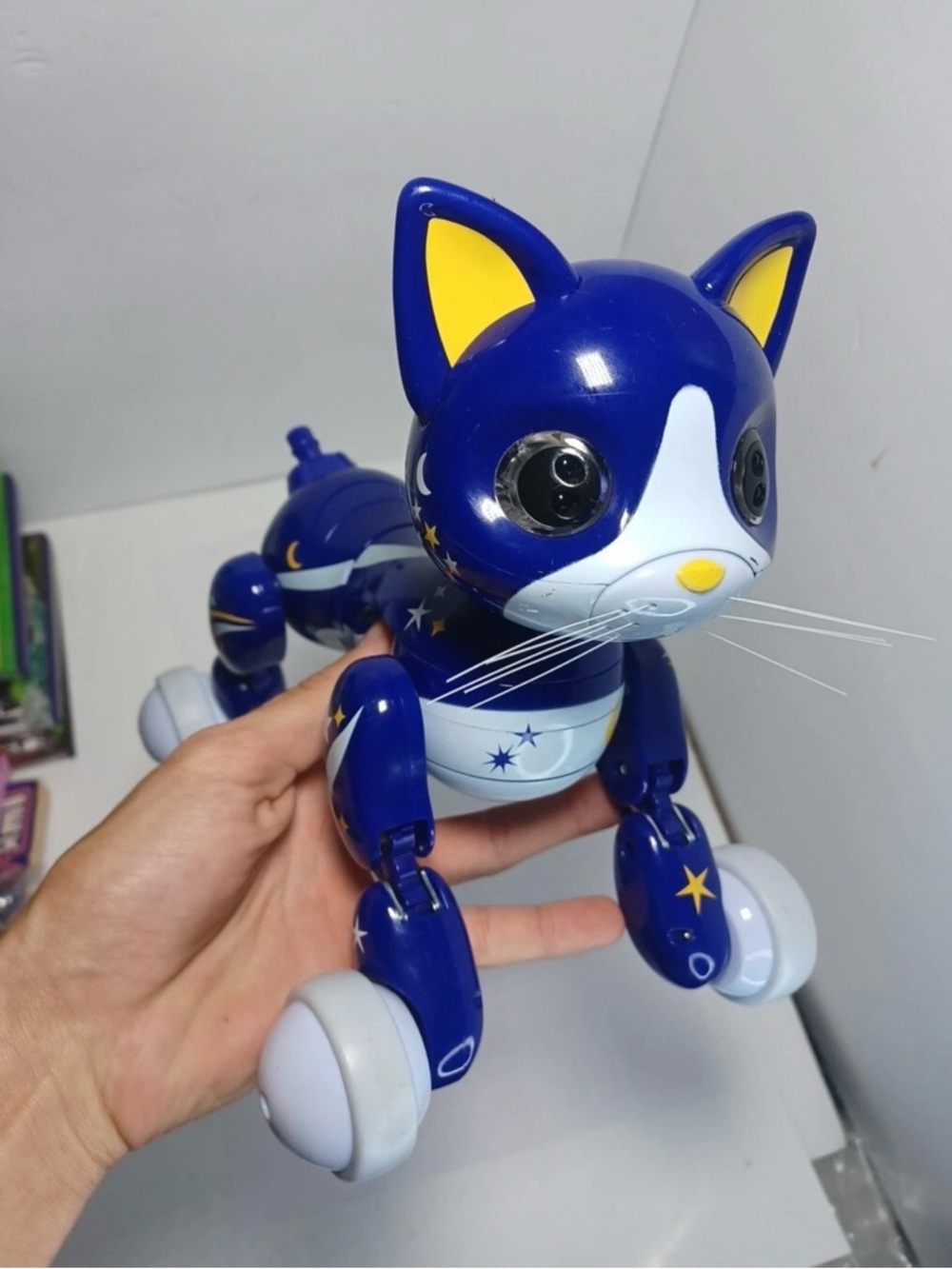 Spin master midnight blue cat robot toy